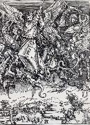 Albrecht Durer St.Michael Battling the Dragon painting